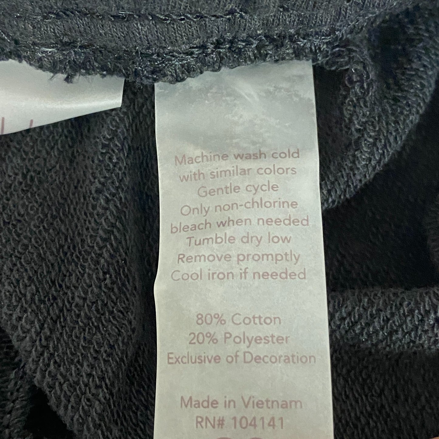 CALIA Womenâs French Terry High Rise Sweatshort Pure Black WAX12384