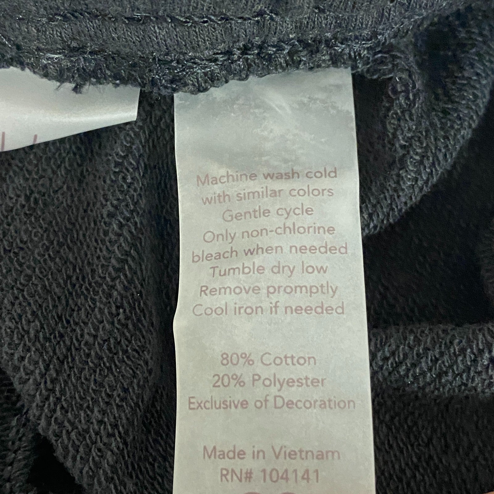 CALIA Womenâs French Terry High Rise Sweatshort Pure Black WAX12384