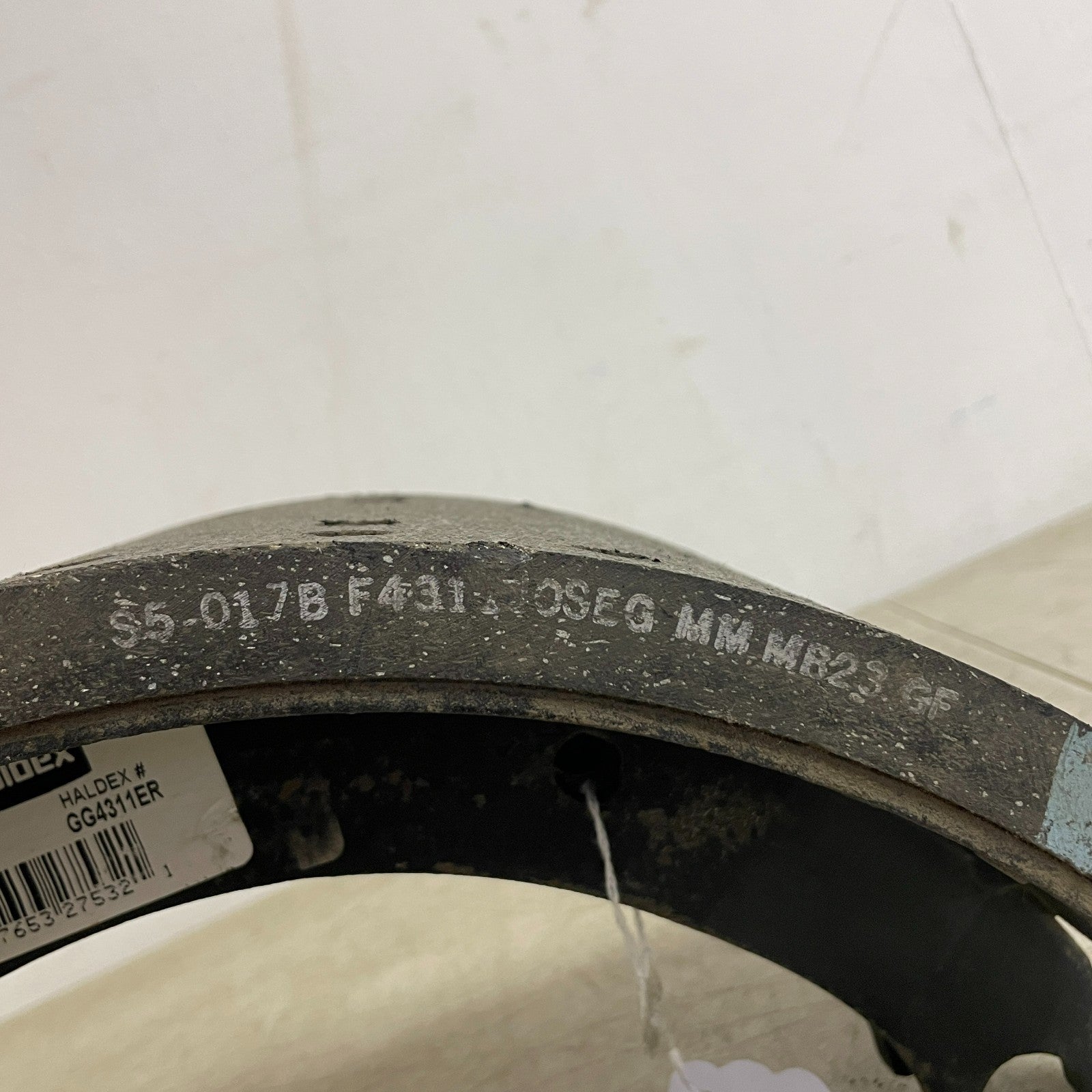 Haldex Relined Drum Brake Shoe Assembly 16.5"x7" S-Cam GG4311ER