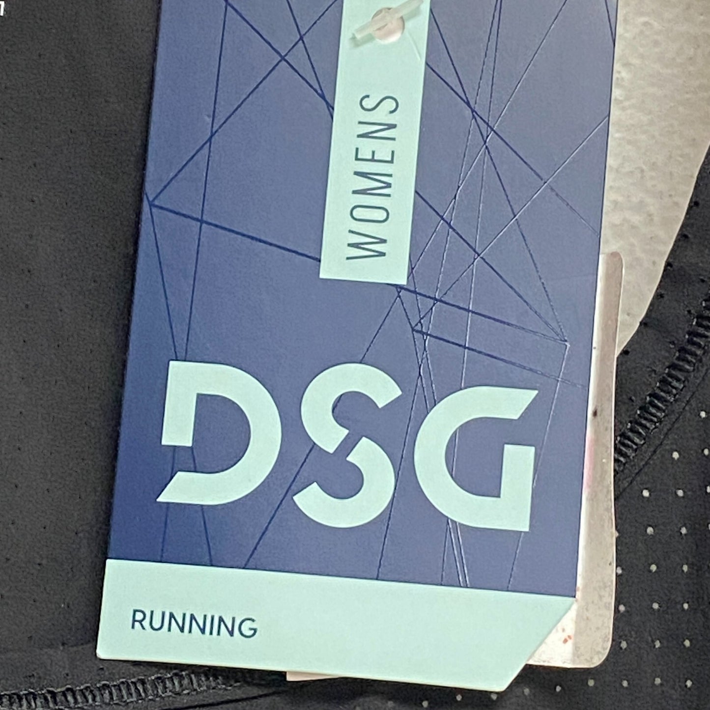 DSG Women's Woven Run Tank Pure Black Athletic Racerback Sleeveless DAW13208