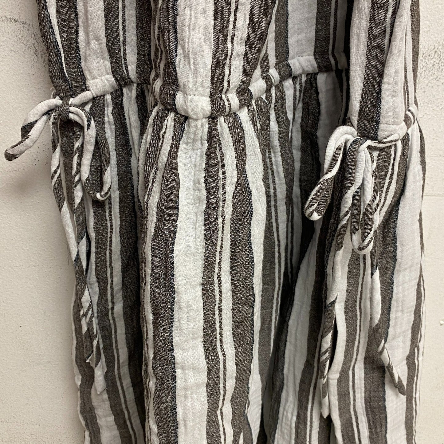 Calia Women Split NK HLTR Mini Coverup Verigated Stripe Stylish WSA23911NS