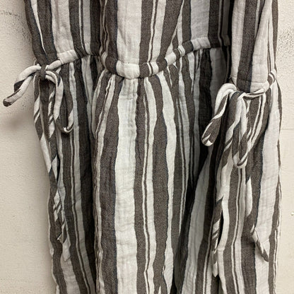 Calia Women Split NK HLTR Mini Coverup Verigated Stripe Stylish WSA23911NS