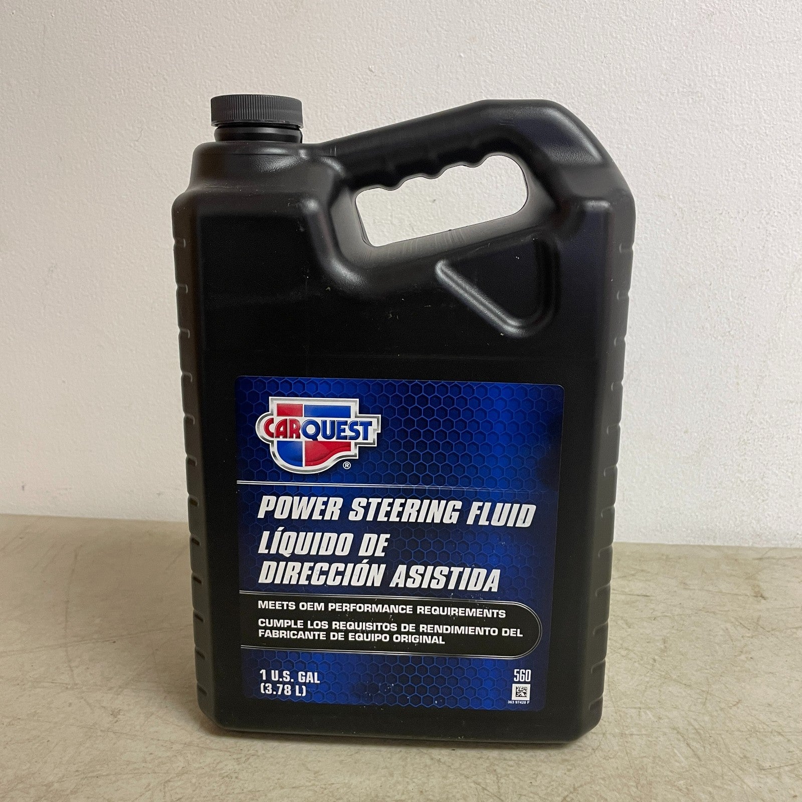 Carquest OEM Power Steering Fluid 1 Gallon 50K-Mile Formula Clear 560 / AS263Y