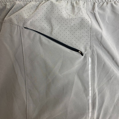 VRST Mens Accelerate Running Shorts Silver Shadow 7" Inseam Lined Stretch MAX200