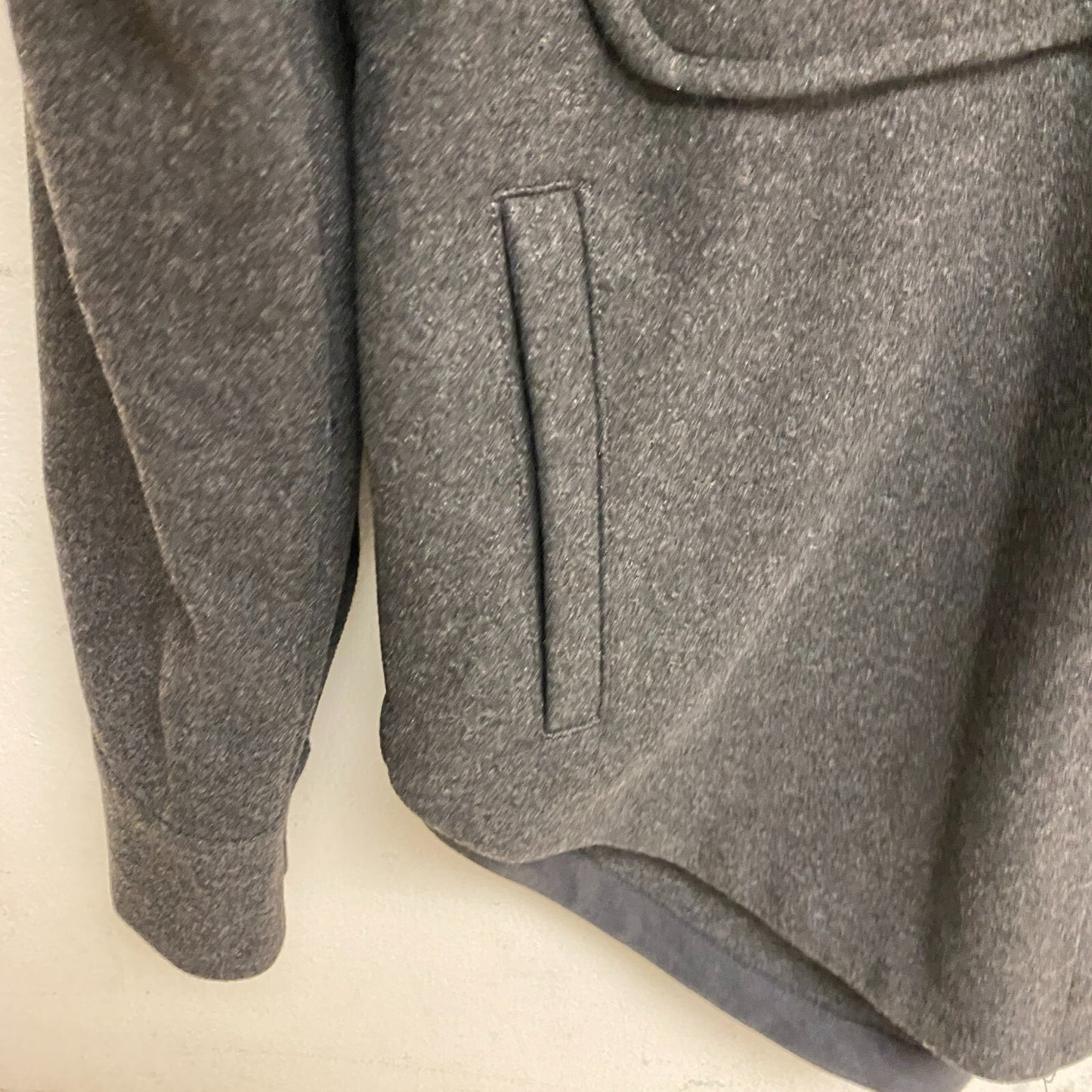 Calia Women's Patch Pocket Shacket Pure Black Solid WAX31371 Warm Long Sleeve