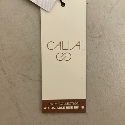 CALIA Women's Adjustable Rise Ruched Side Bottom Stripe Black WSA23402PRT