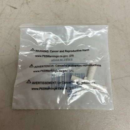 Edelmann 717334 Plastic Vacuum Tee Fitting 3/16″ × 3/16″ × 1/4″