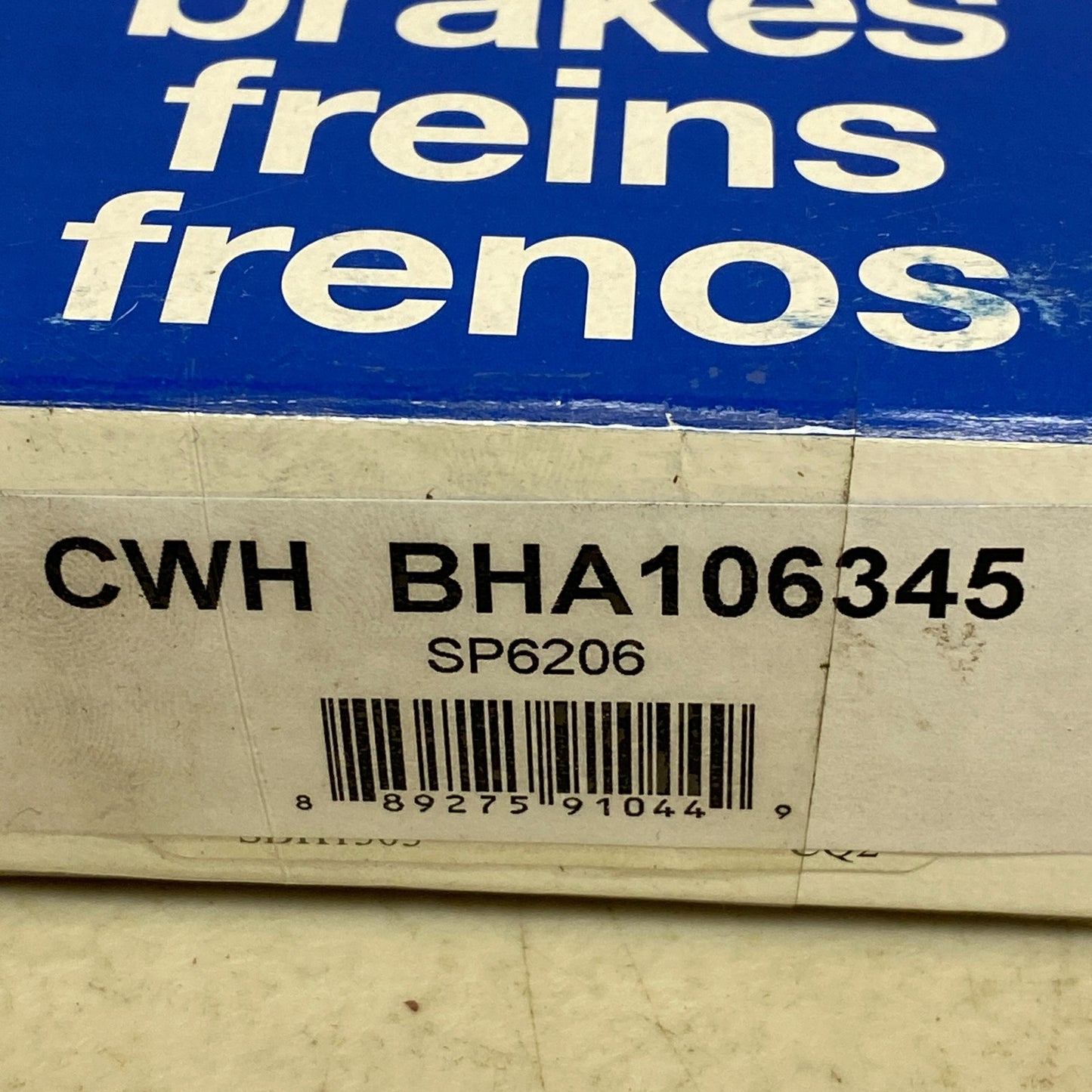 CARQUEST Brake Hydraulic Hose Assembly Black EPDM Rubber Model BHA106345