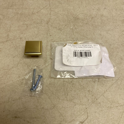 Signature Hardware 1-1/4" Rubeus Cabinet Knob - Golden Champagne