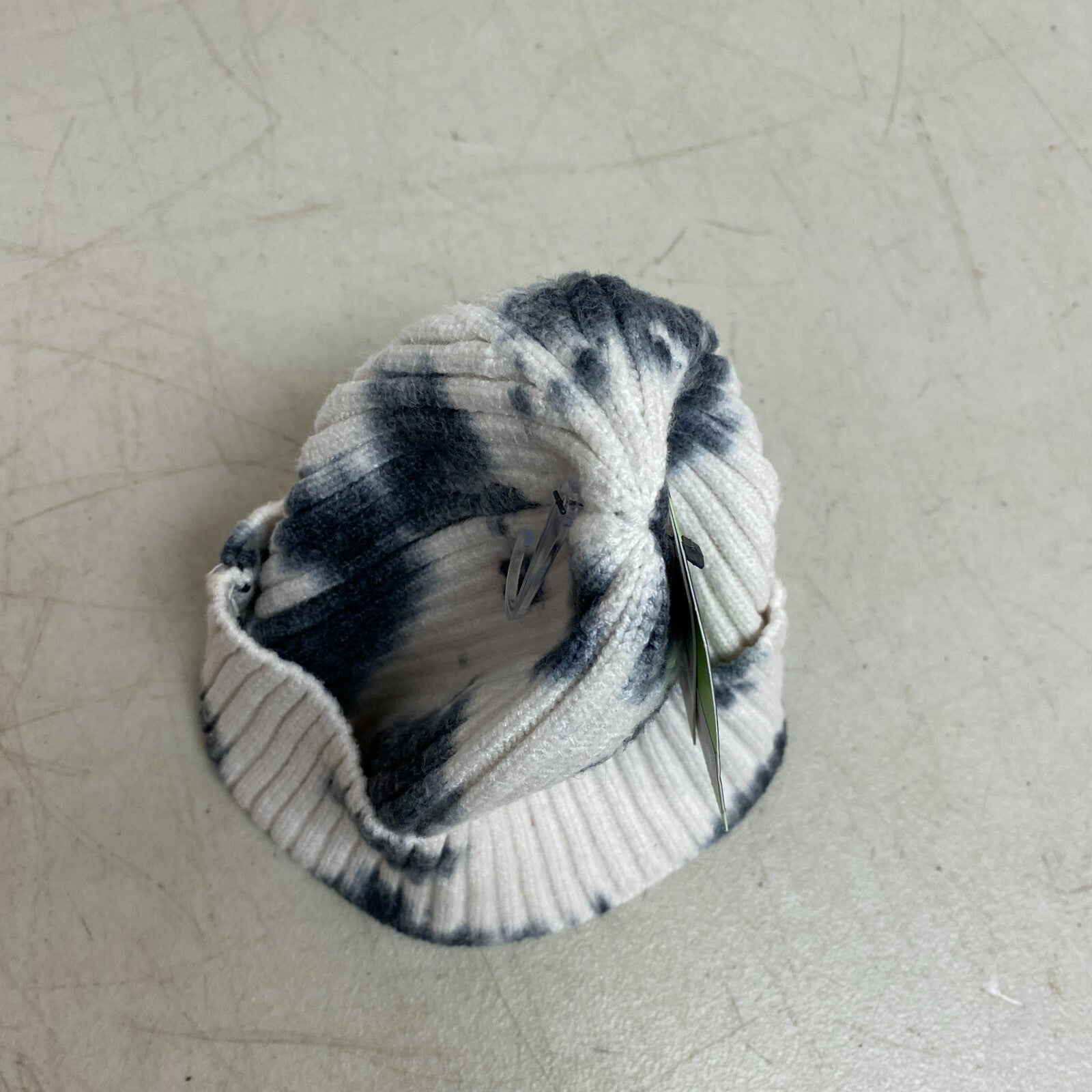 Boys' Tie Dye Beanie Black Stylish Trendy White/Black DSGB2201