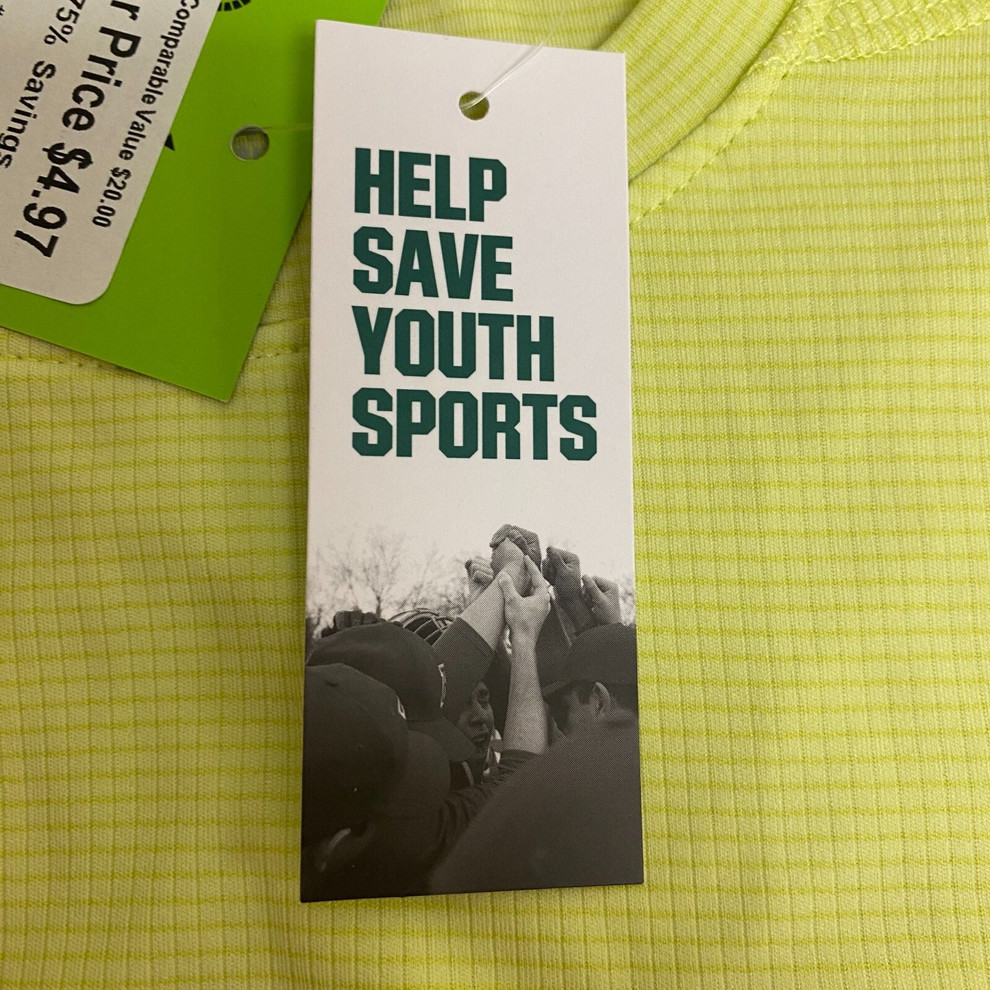 DSG Men's Running Polyester Short Sleeve T-Shirt Fresh Lime DAM12204 New