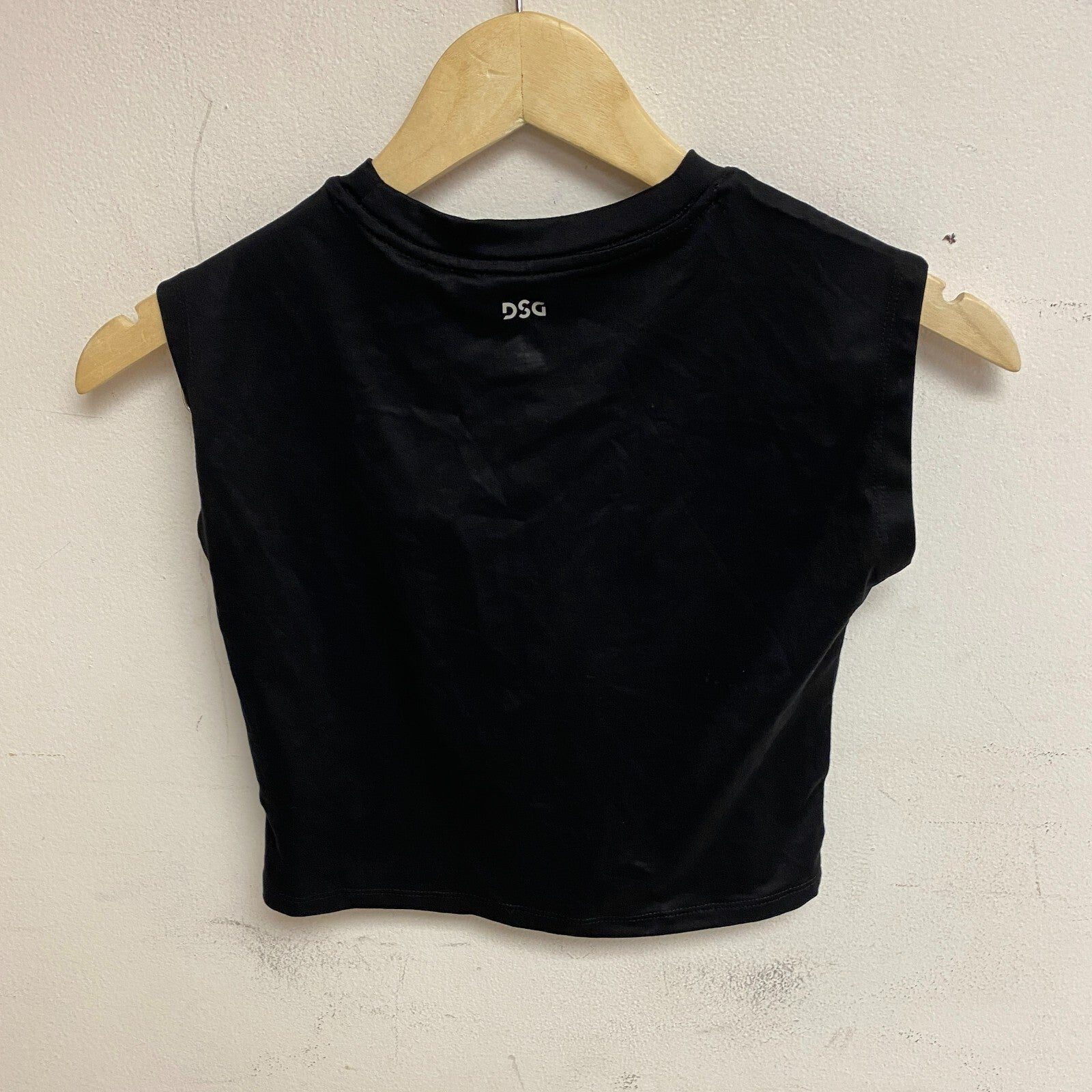 DSG Girl's Performance Muscle Tank Pure BLACK Solid DAG13100