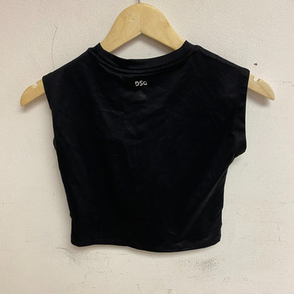 DSG Girl's Performance Muscle Tank Pure BLACK Solid DAG13100