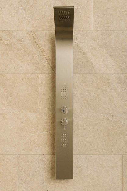 ALFI brand ABSP20 Alfi Trade Pressure Balanced Shower Panel - Stainless Steel