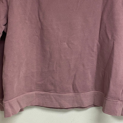 Ana Women's Padded Shoulders Long Sleeve Sweatshirt Size PXL Color: Western Rose