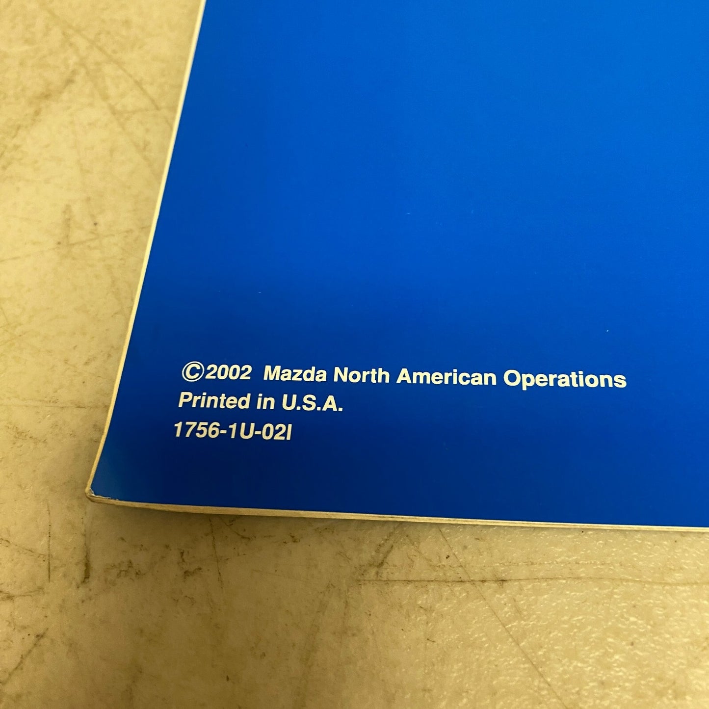 Mazda Manual Transaxle Manual G35M-R 9999-95-0G35-03 , #560-1CP