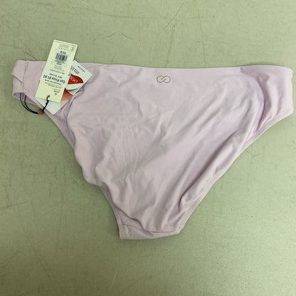 Calia Womens Keyhole Low Rise Bottom bikini Solid Lavender Sky WSA21401