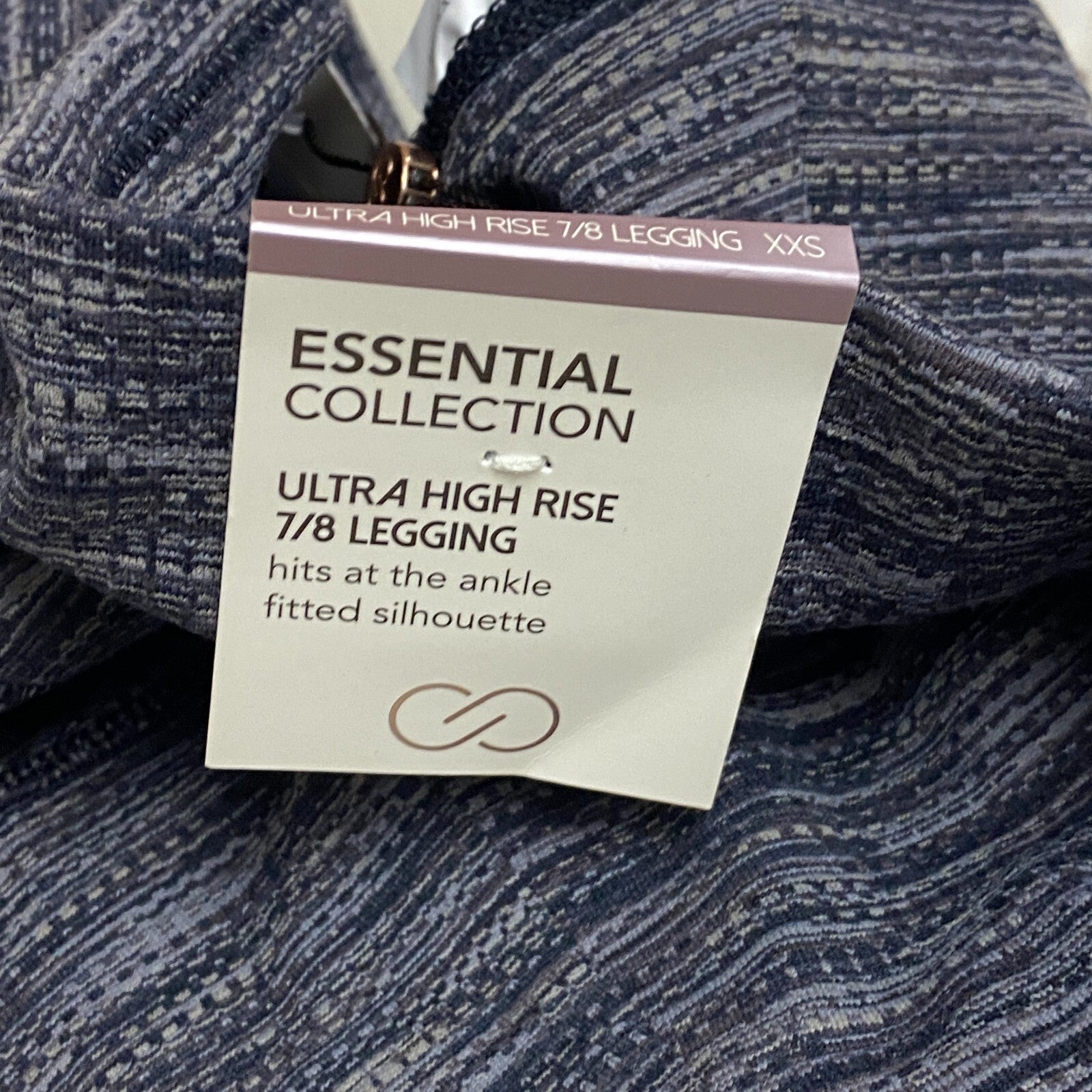 CALIA Women's Ultra High Rise Essential Jacq Legging Ankle Grey Multi WAX32261