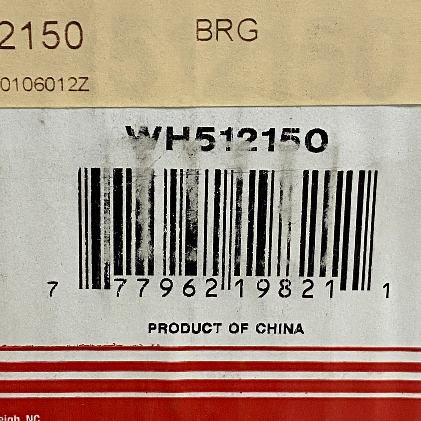 CARQUEST Drive Works Rear Wheel Hub Bearing Assembly Steel Model NT512150