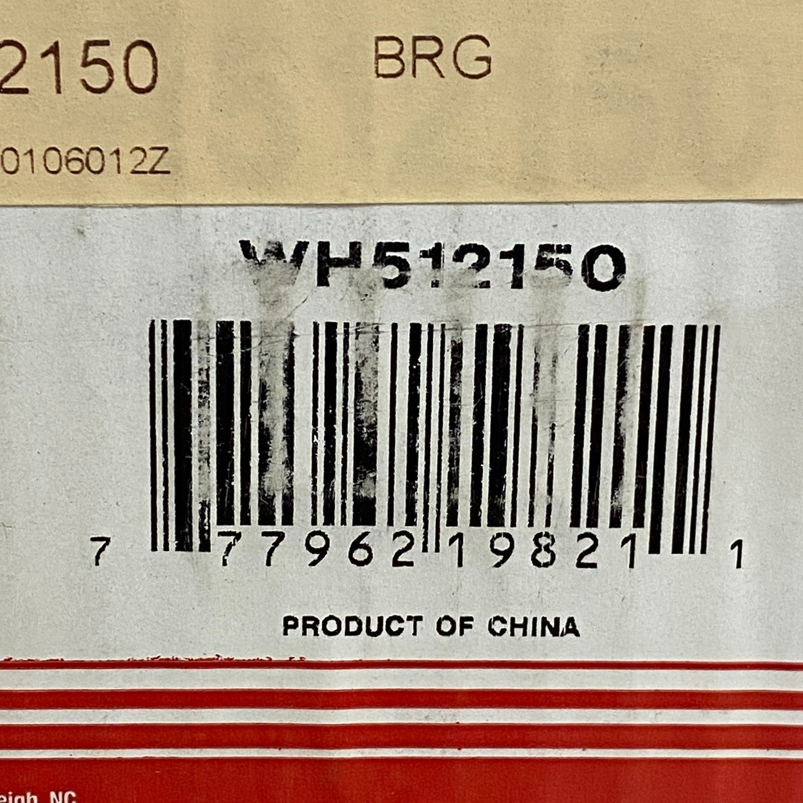 CARQUEST Drive Works Rear Wheel Hub Bearing Assembly Steel Model NT512150