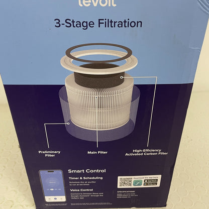 Levoit Core 200S Smart HEPA Air Purifier Wi‑Fi Alexa Grey/White
