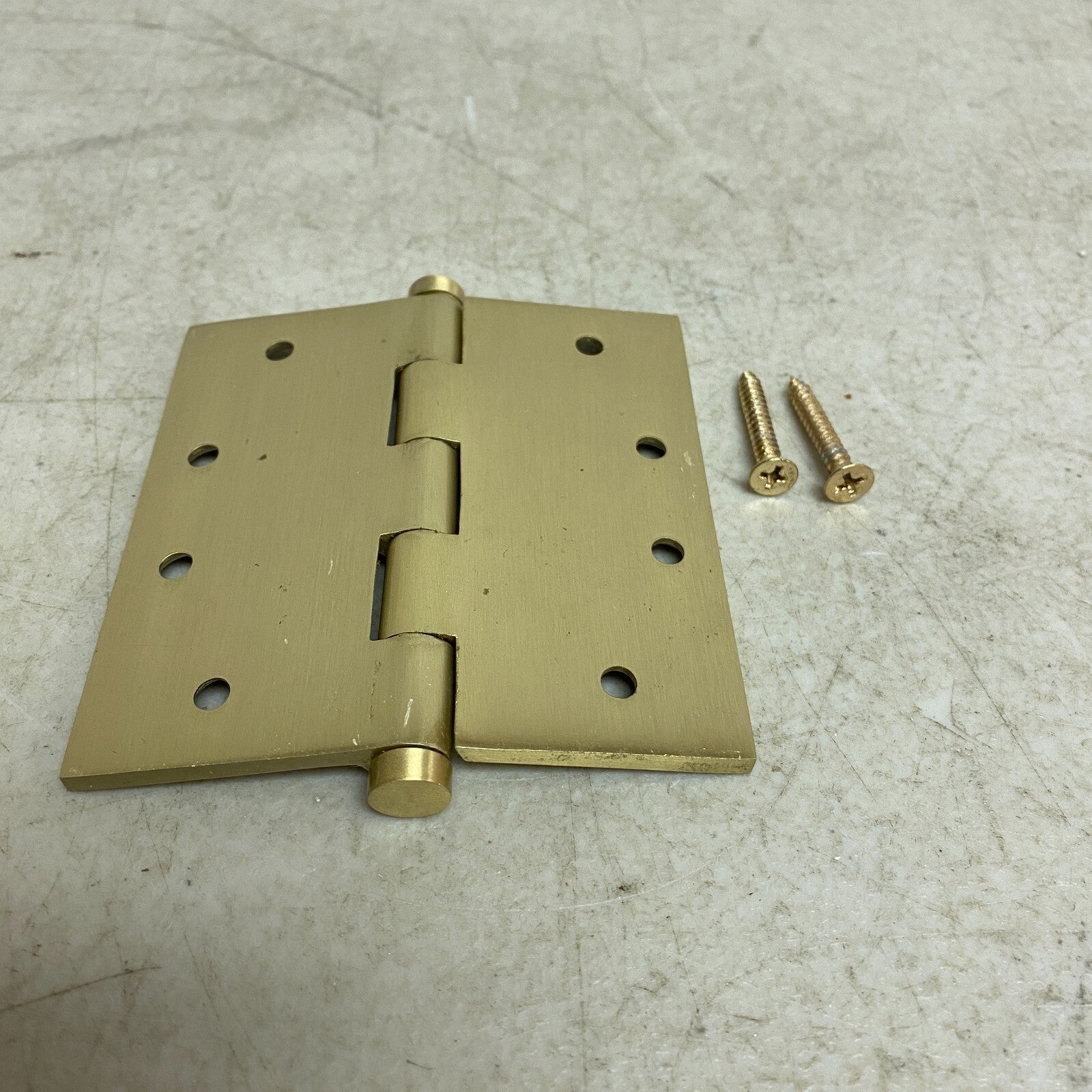 Signature Hardware 4" Solid Brass Mortise Door Hinge - Satin Brass
