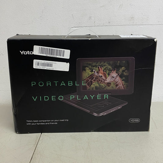 Yoton 15.5" Portable DVD Player with 14" HD Swivel Screen With Carry Case/Remote