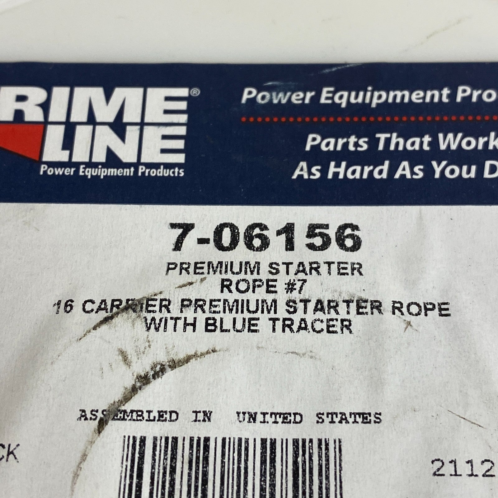 Prime Line Premium Starter Rope White/Blue 7/32″ Diameter x 200′ Roll 7-06156