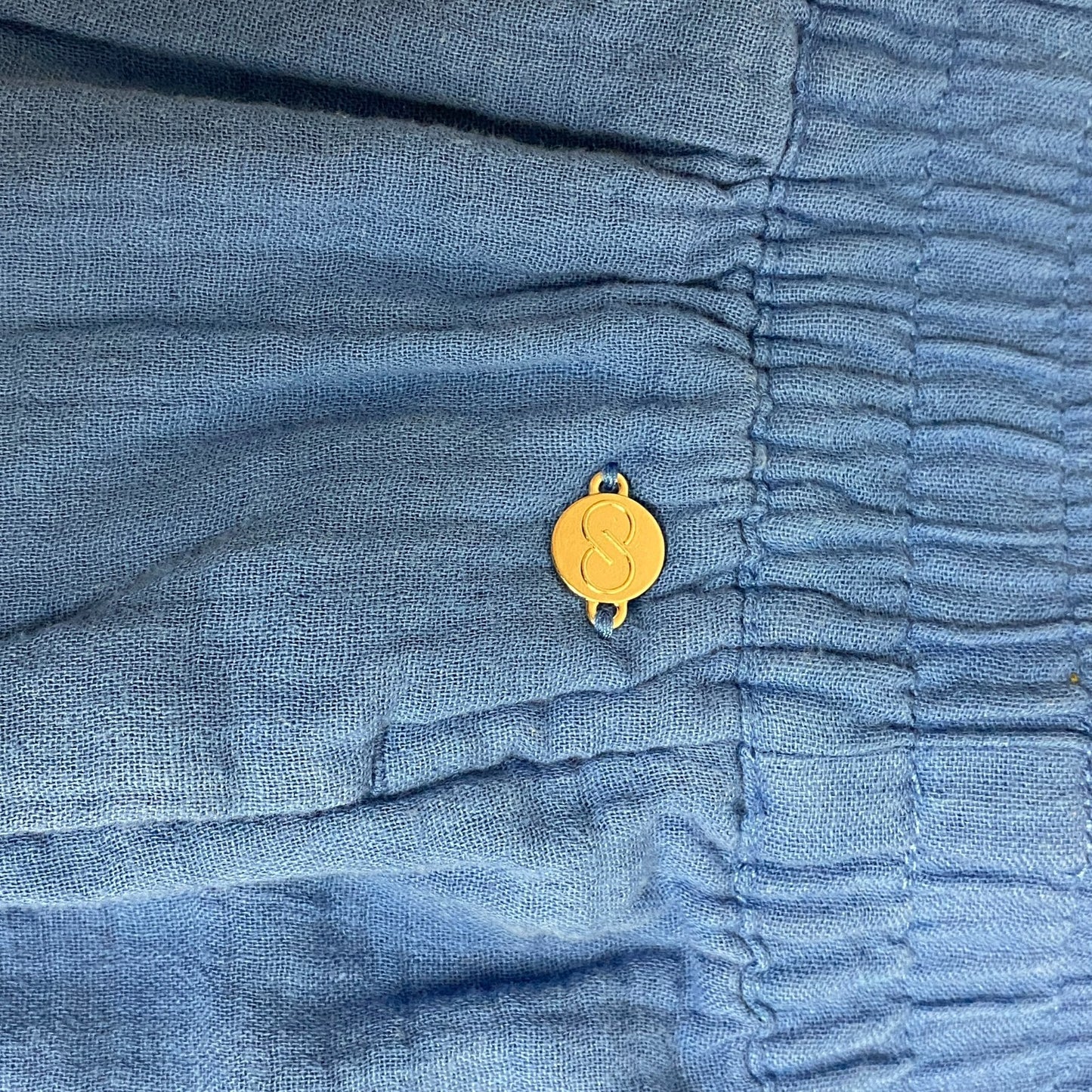 CALIA Women's Mid Rise Inverted Pleat Pull On Swim Short Royal Blue WSA23918N