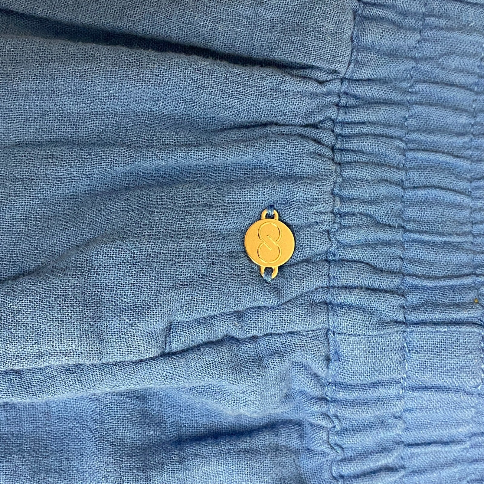 CALIA Women's Mid Rise Inverted Pleat Pull On Swim Short Royal Blue WSA23918N