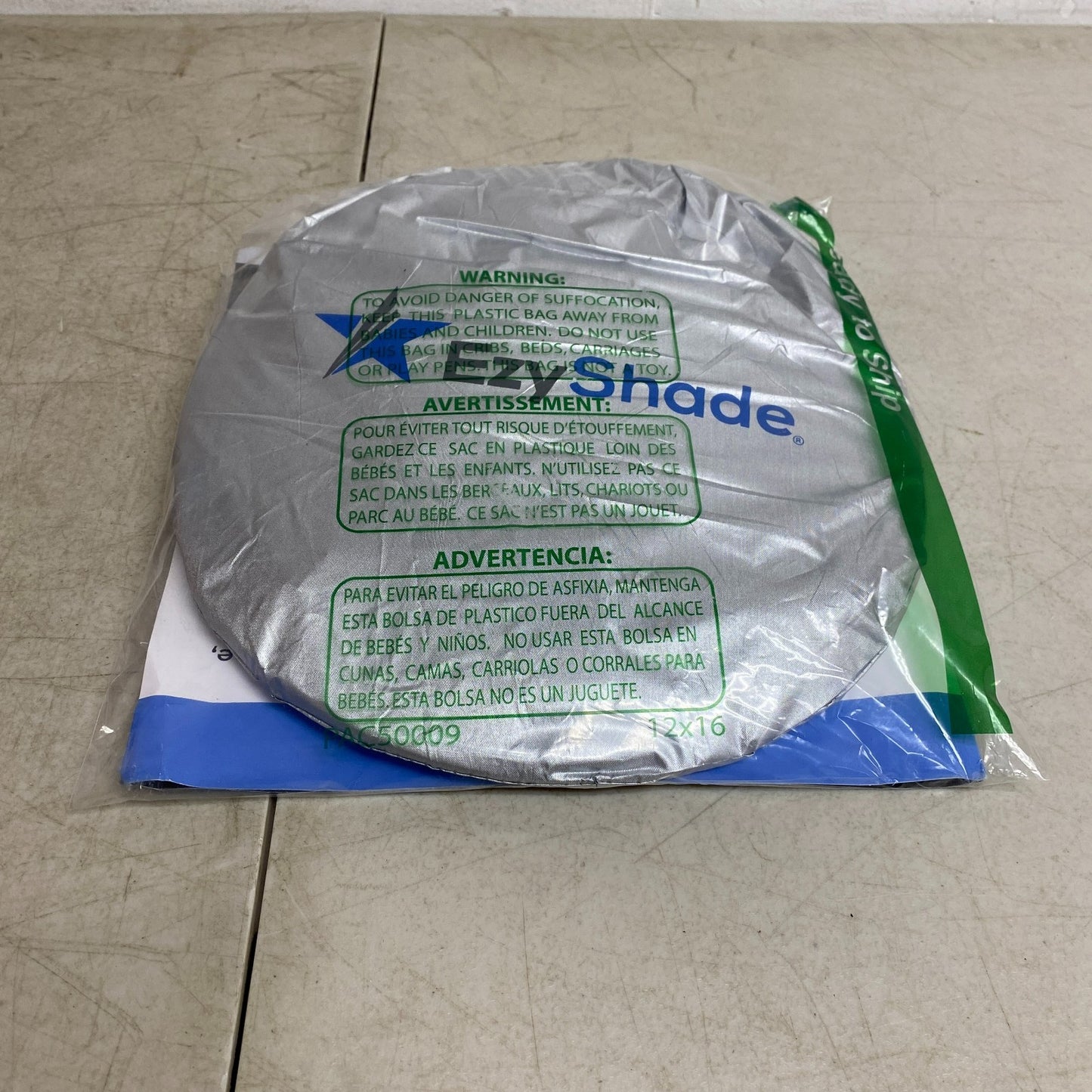 EzyShade Shield-X Windshield Sun Shade Reflective 2-Piece Standard