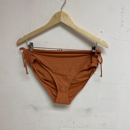 Calia Women's Swim Collection Mid Rise Ruched Side Bottom Apricot Aura WSA23402