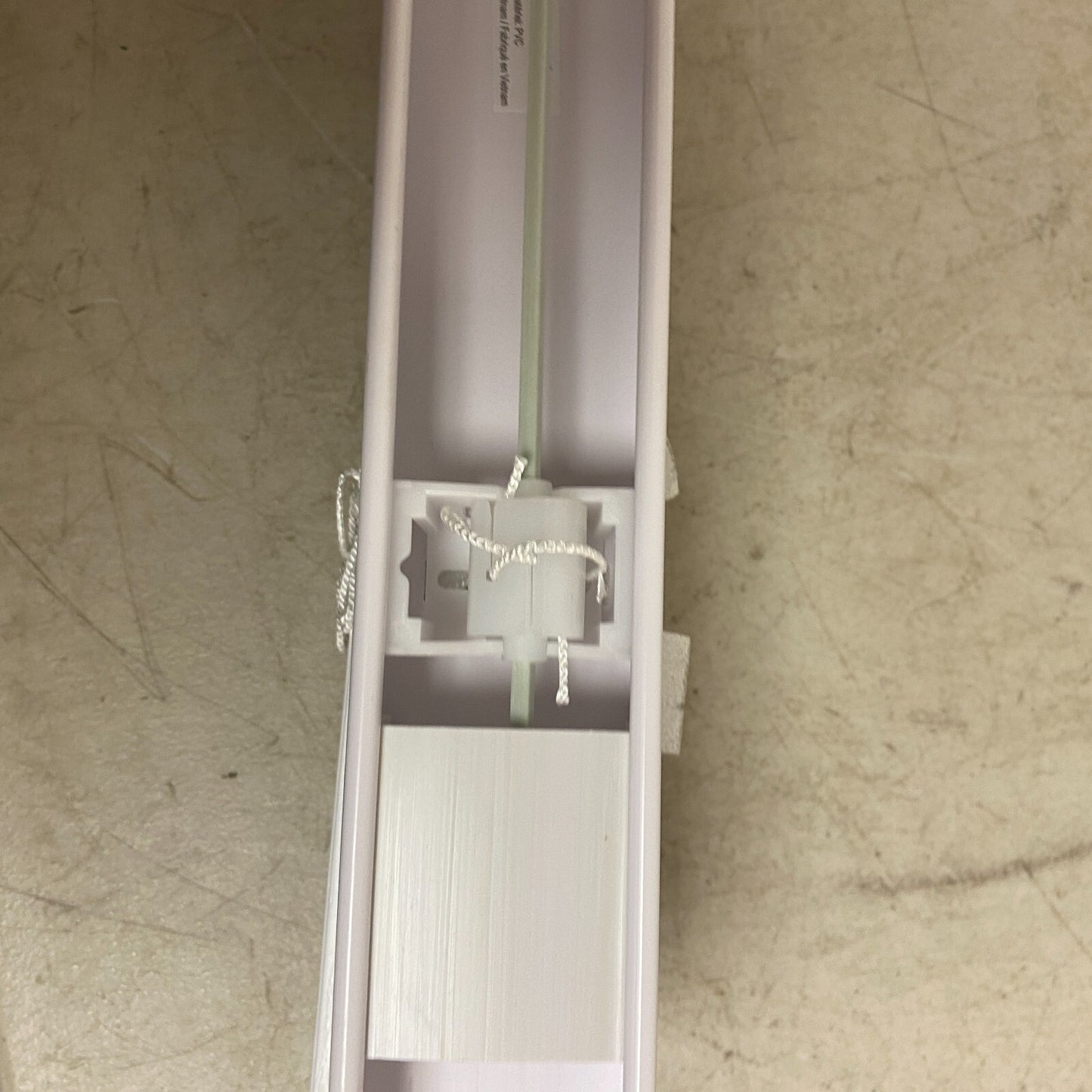 allen + roth 2-in Room Darkening Cordless Faux Wood Blind White 34in x 64in