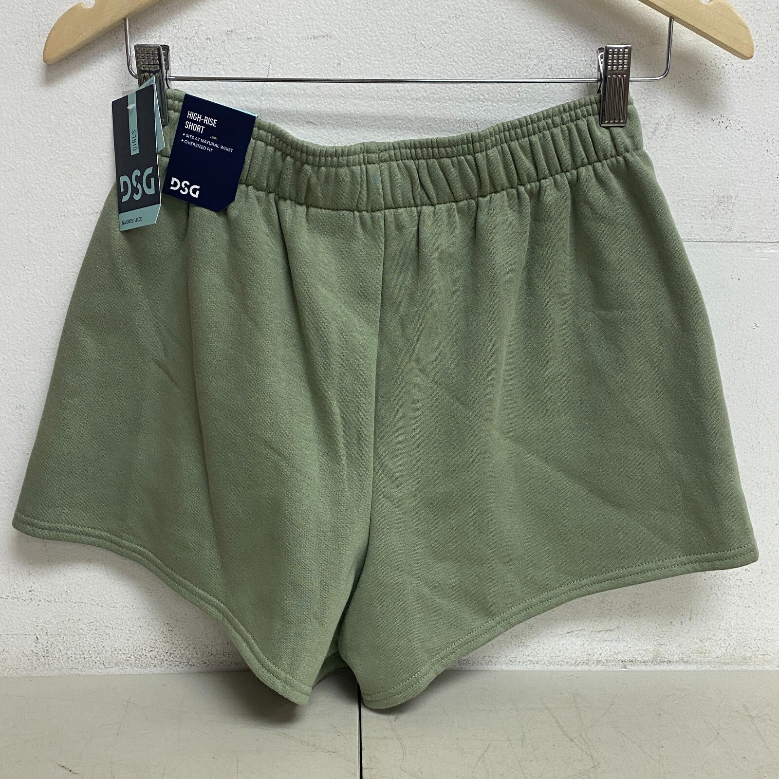 DSG Youth Boyfriend Fleece Shorts Olive Leaf Solid DAG13431  BRAND NEW DAG13431