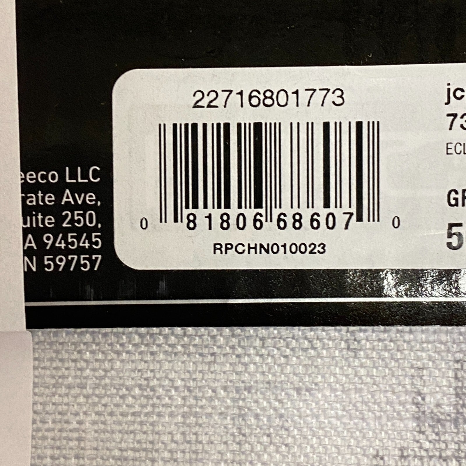 Eclipse Absolute Zero - 100% Blackout One Grommet Panel Curtains 50"x84" - Gray