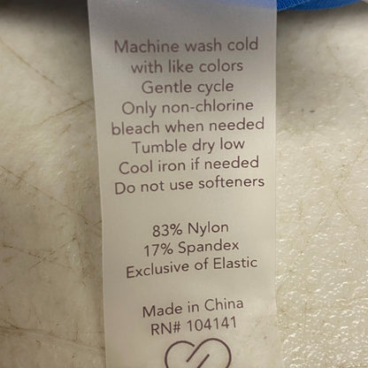 CALIA Women's Restore Strappy Back Bra Royal Blue Sleeveless Racerback WAX17372