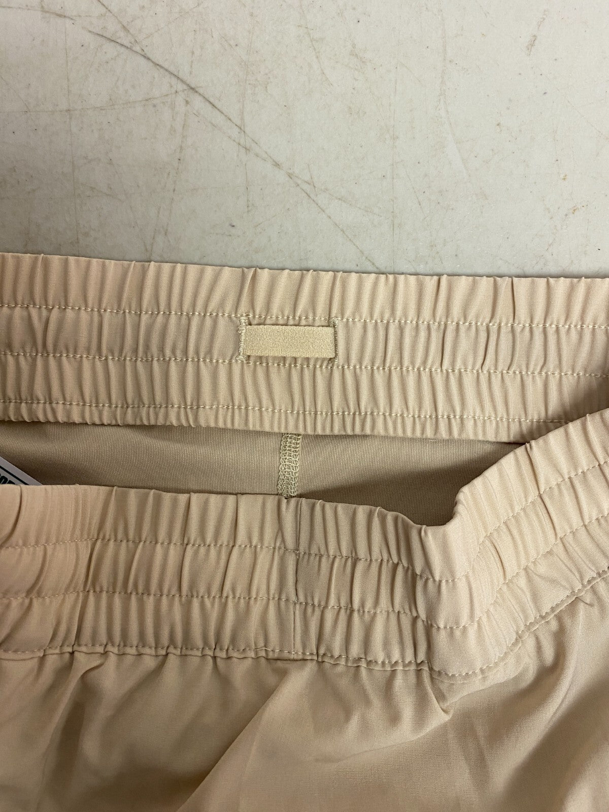 DSG Women's Stride Skort Creme/tan PocketLess Polyester Spandex Size Womens XS