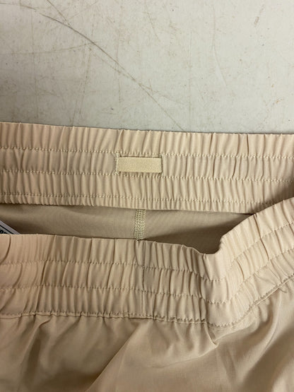 DSG Women's Stride Skort Creme/tan PocketLess Polyester Spandex Size Womens XS