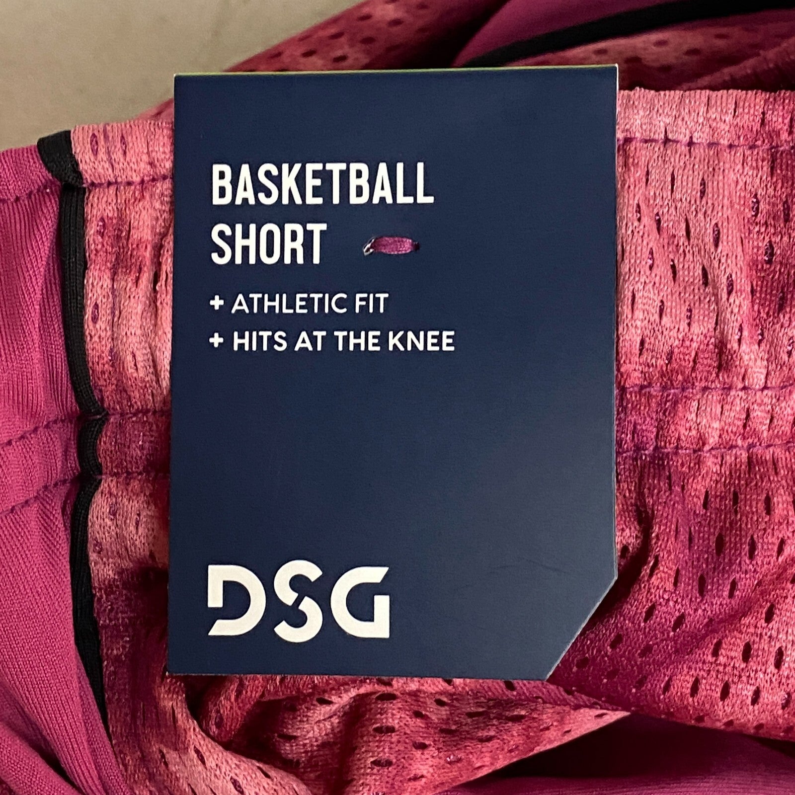 DSG Boys Mesh Basketball Shorts Print Raspberry Punch Dye Athetic DAB13107PRT