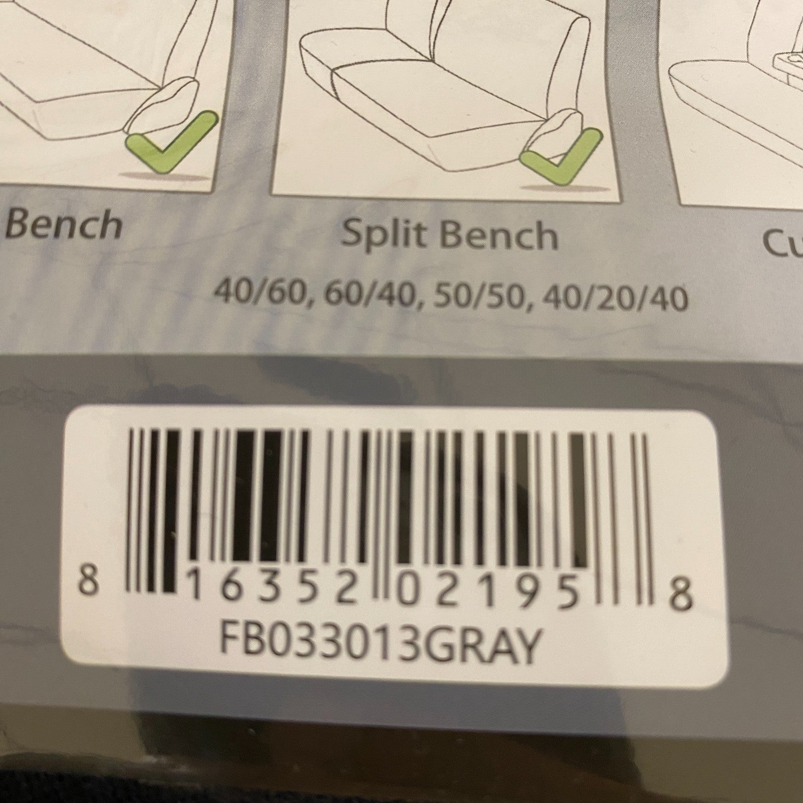 FH Group Flat Cloth Full Set Seat Covers Blue Universal Fit Washable Car Truck