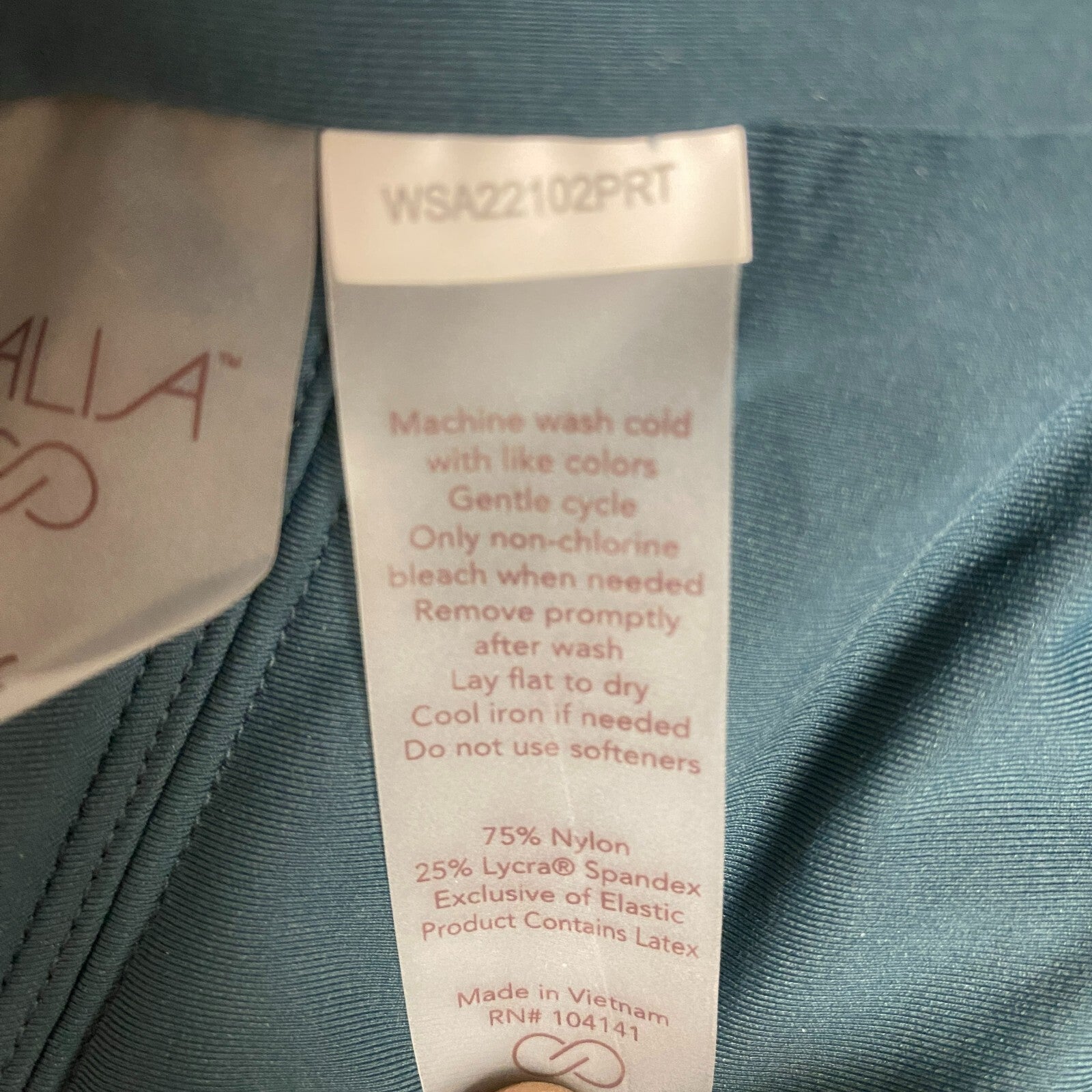 CALIA Women's  Seamed Power Sculpt One Piece Aqua Multi Floral WSA22102PRT