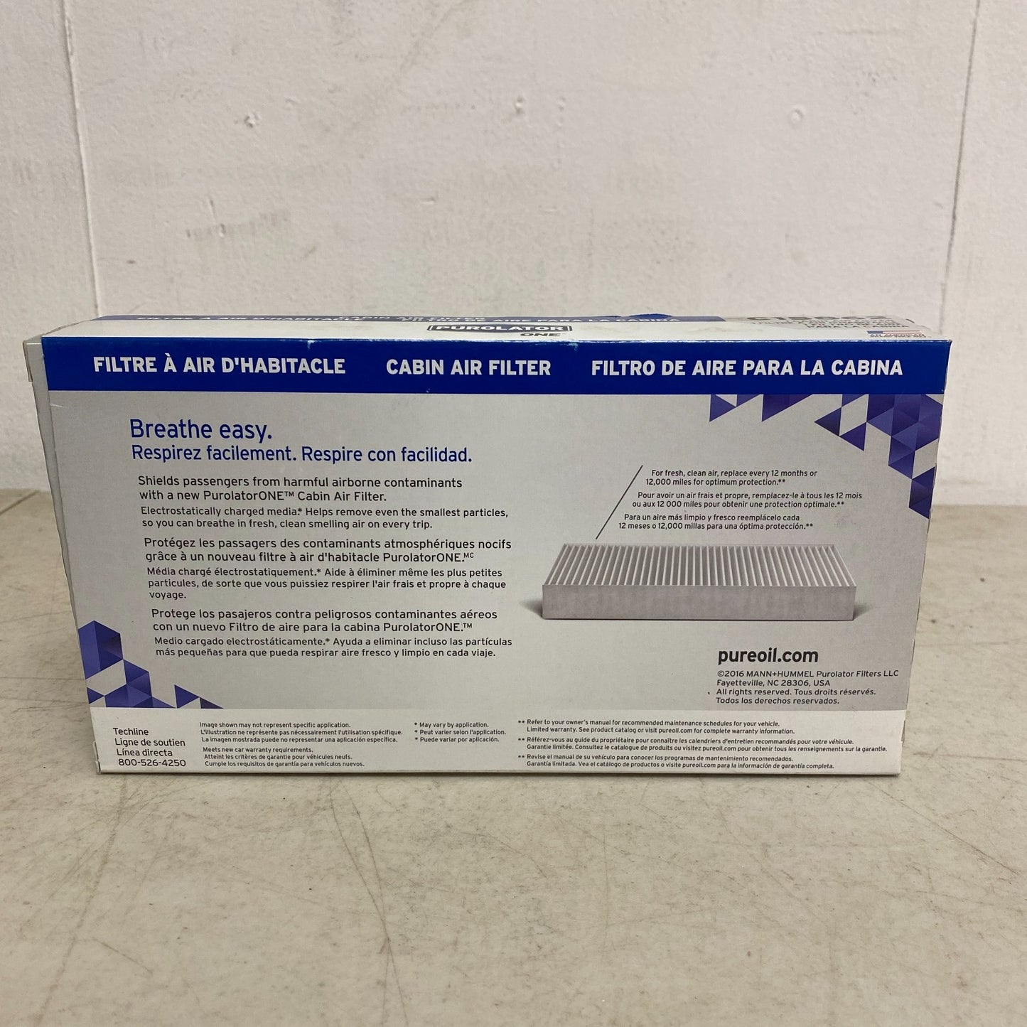 Purolator ONE C15862 Cabin Air Filter   Fits 2003–2009 Kia Sorento V6