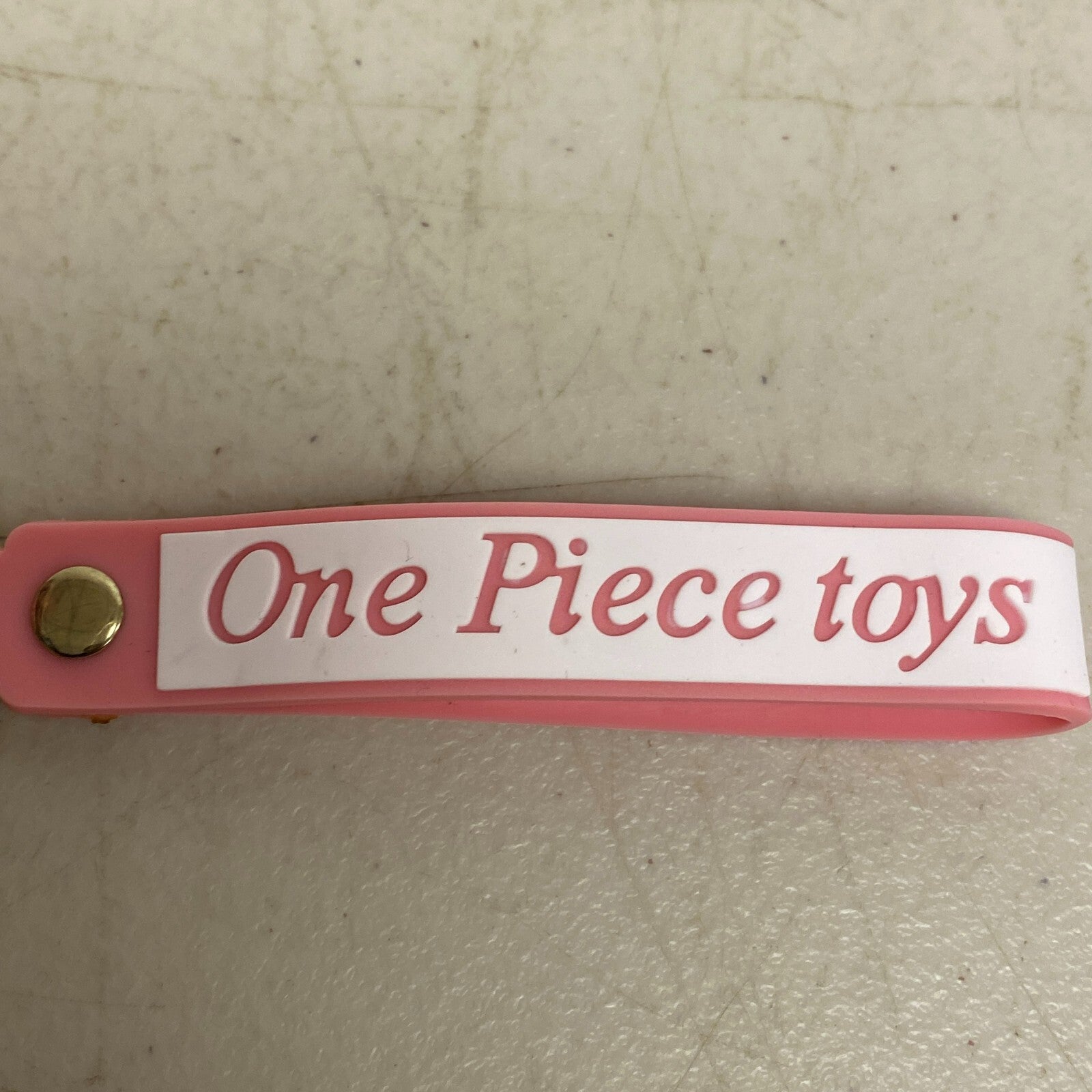 Assorted Silicone One Piece Keychain with Donquixote Doflamingo Accessory