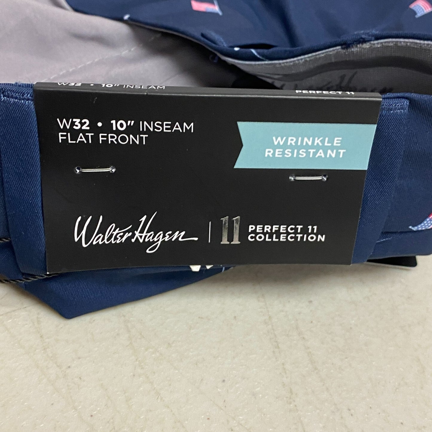 Walter Hagan Men P11 USA Tee Flag Print Short Tee Flag Navy flag print MGA14184