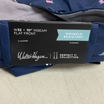 Walter Hagan Men P11 USA Tee Flag Print Short Tee Flag Navy flag print MGA14184