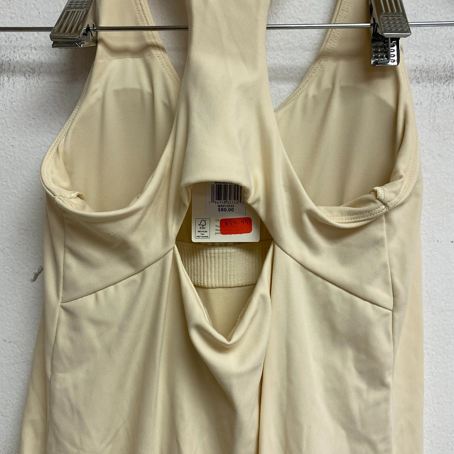 Calia Womens Energize Exercse Dress Washed Peach Solid Sleeveless WAX15035