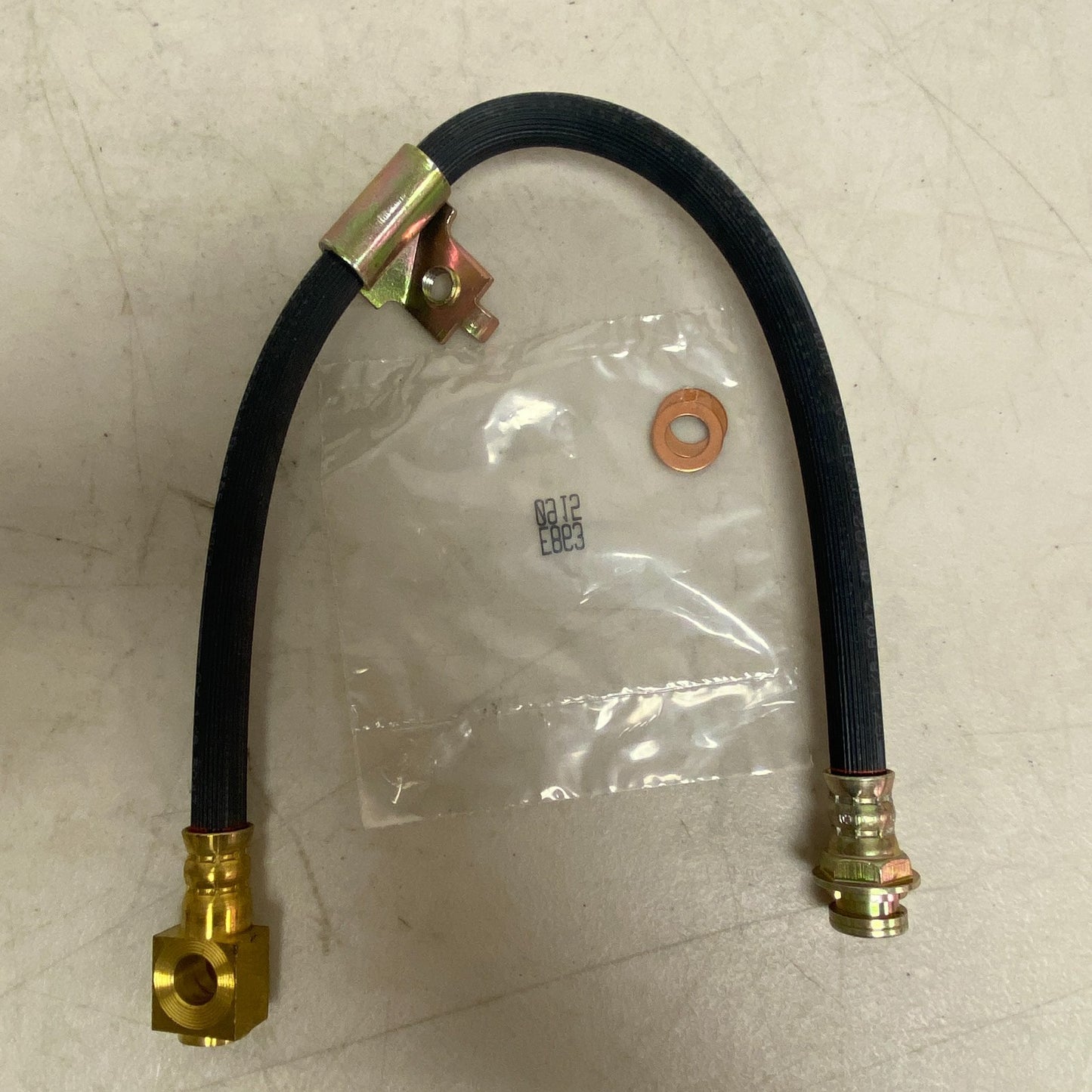 Carquest BHA380048 Brake Hydraulic Hose Assembly Black EPDM Rubber