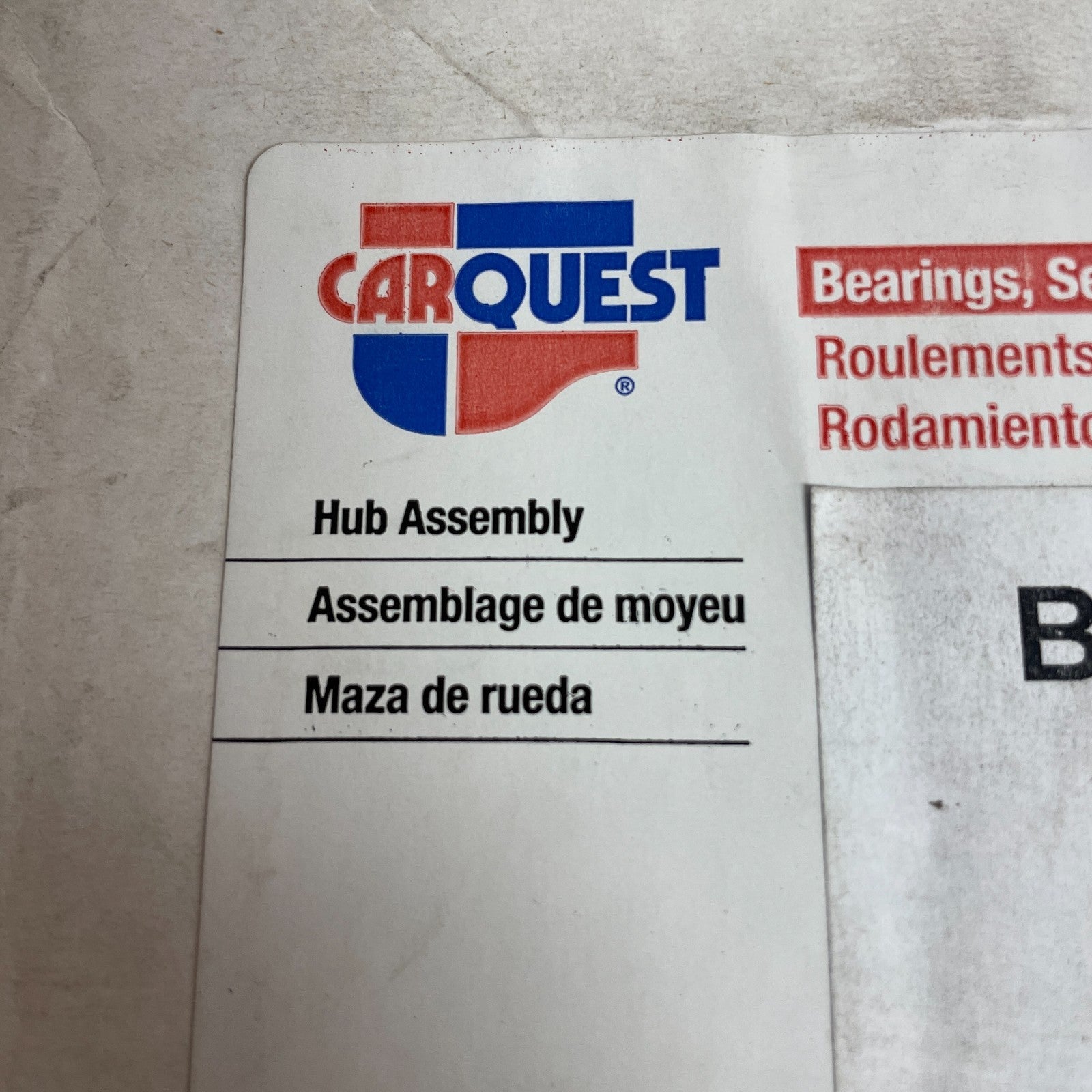 Carquest NT512150 Rear Wheel Hub & Bearing Assembly Steel Sealed OE Match