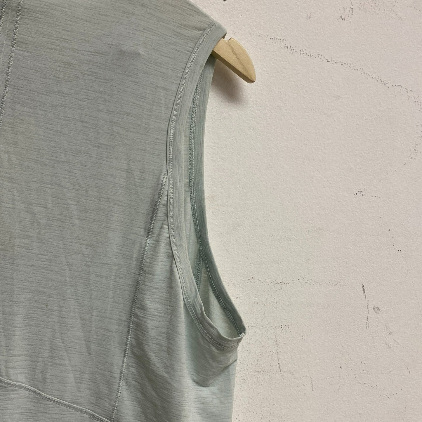 Calia Womens Split Back Muscle Tank Calming Green Sleeveless Solid WAX11223