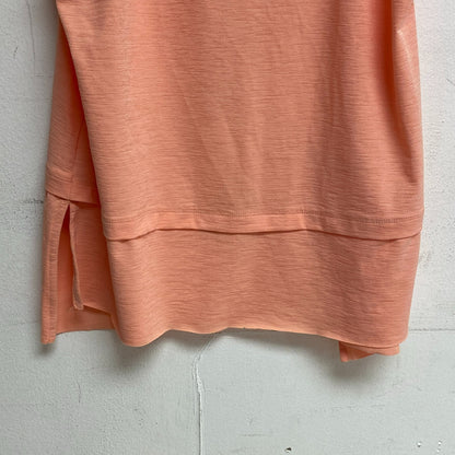 CALIA WOMEN'S Trapeze Performance Tank Peach Glow Sleeveless Solid WAX11268